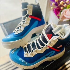 Nike Blue and White Athletic Shoes